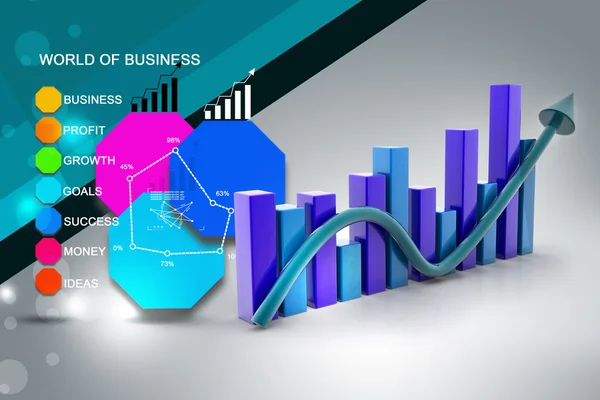 Gráfico de negocios — Foto de Stock