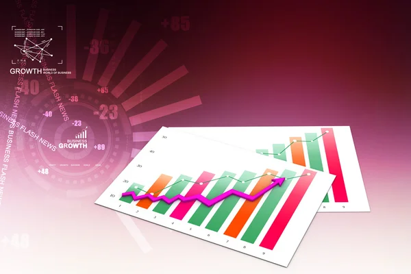 Gráfico de negocios — Foto de Stock