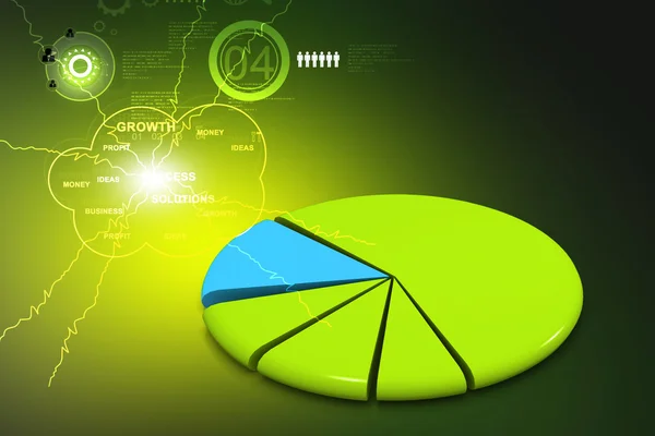 Cirkeldiagram — Stockfoto