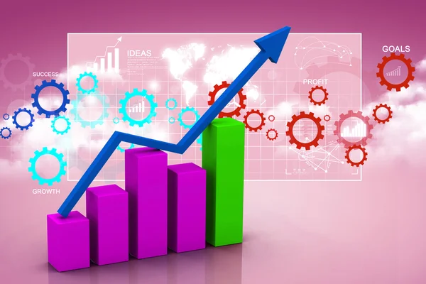 Gráfico de negocios — Foto de Stock