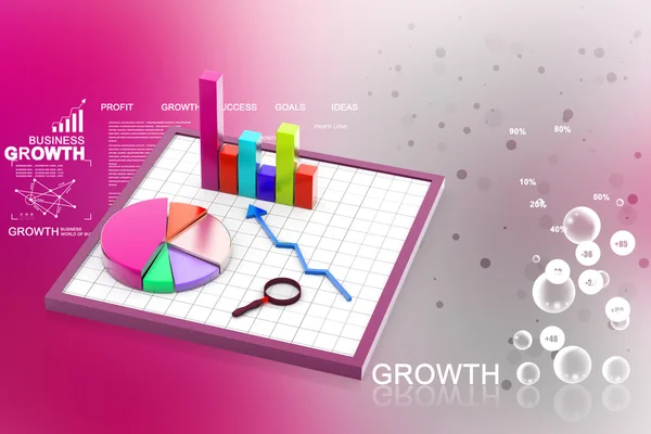 Business graph — Stock Photo, Image