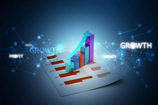 Business graph — Stock Photo, Image