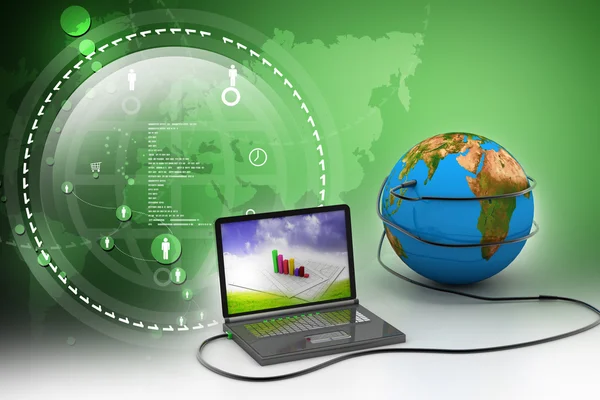 Global internet concept — Stock Photo, Image