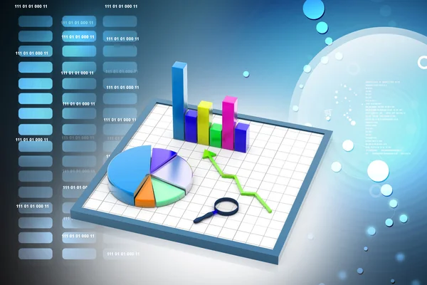 Business graph — Stock Photo, Image