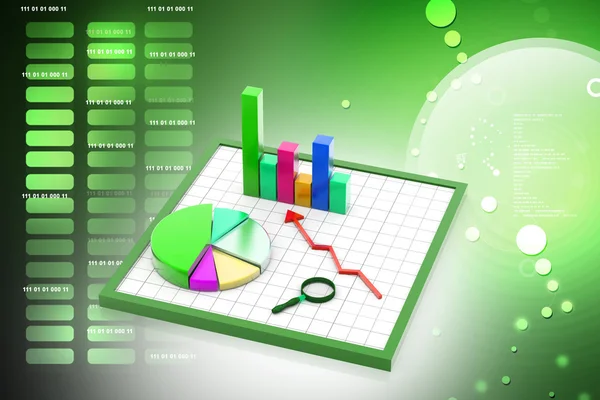 Business graph — Stock Photo, Image