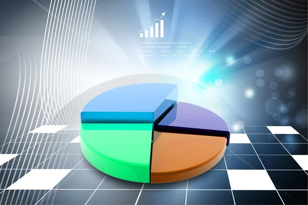 Cirkeldiagram — Stockfoto