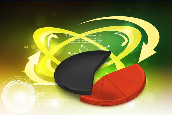 Cirkeldiagram — Stockfoto