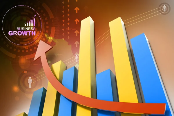 Gráfico de negocios —  Fotos de Stock