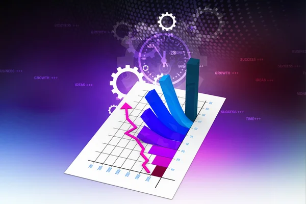 Gráfico de negocios — Foto de Stock