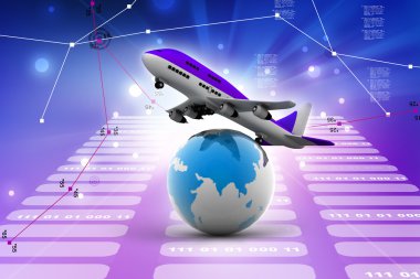 3D hava hattı üzerinden dünya