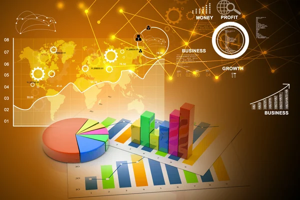 Gráfico de negocios — Foto de Stock