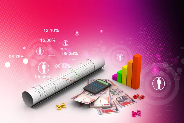 Gráfico de negocios — Foto de Stock