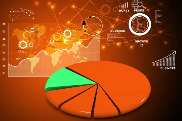 Pie chart — Stock Photo, Image