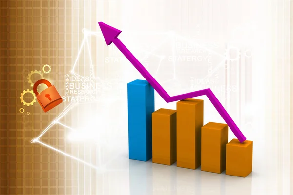 Gráfico de negocios — Foto de Stock