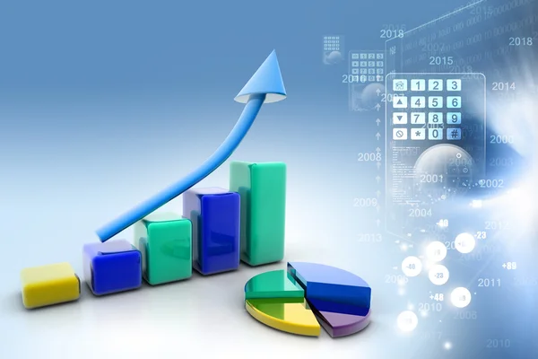 Gráfico de negocios — Foto de Stock