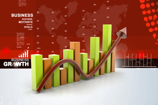 Gráfico de negocios — Foto de Stock