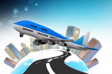 3D çoklu kullanım hava uçak