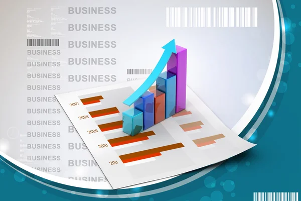 Business graph — Stock Photo, Image