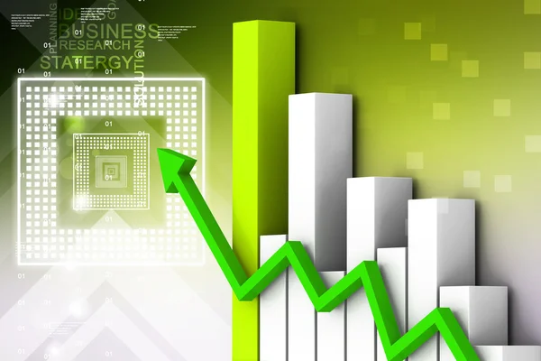 Gráfico de negocios —  Fotos de Stock