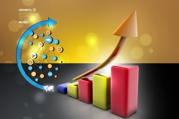 Gráfico de negocios —  Fotos de Stock
