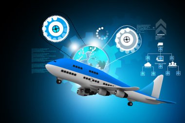 3D çoklu kullanım hava uçak