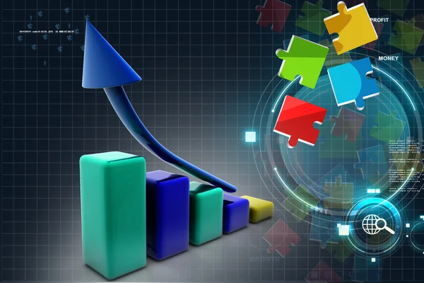 Gráfico de negocios — Foto de Stock