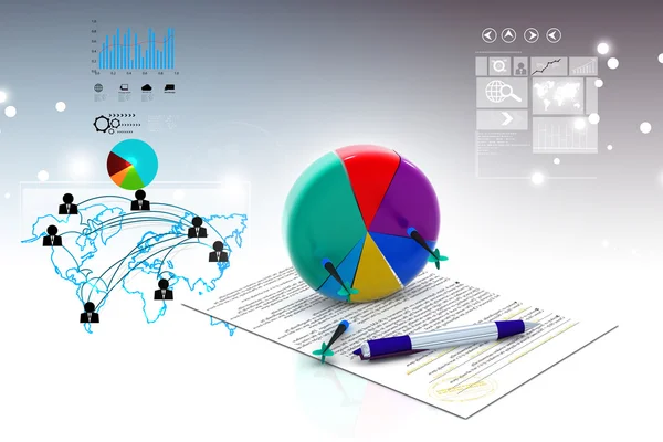 Grafico aziendale — Foto Stock