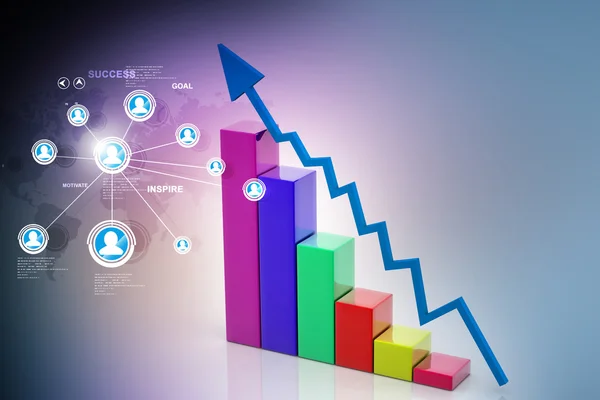 Grafico aziendale — Foto Stock