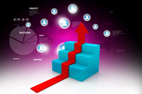 Gráfico de negocios — Foto de Stock