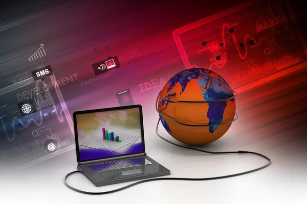 Global internet concept — Stock Photo, Image