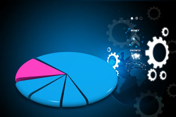 Pie chart — Stock Photo, Image