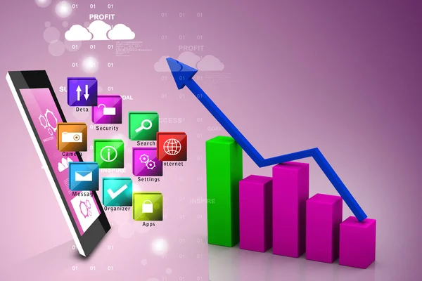 Grafico aziendale — Foto Stock