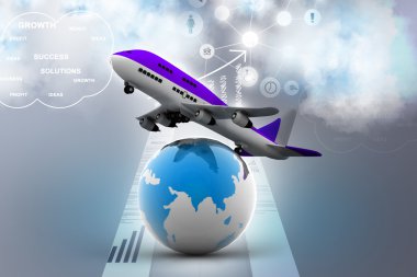 3D hava hattı üzerinden dünya