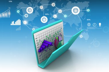 Diyagramı, grafik, grafik ile klasör