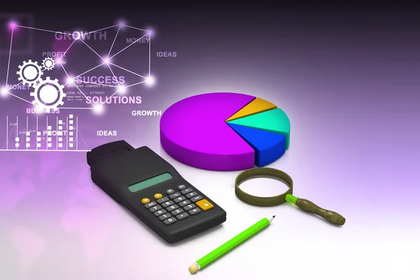 Gráfico de negocios análisis — Foto de Stock