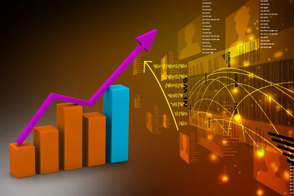 Affärsdiagram — Stockfoto