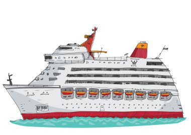 gemi cruise - çizgi film