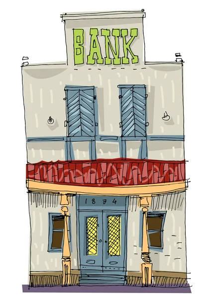Wild west facade - cartoon — Stock Illustration Wild west facade - cartoon Stock Vector