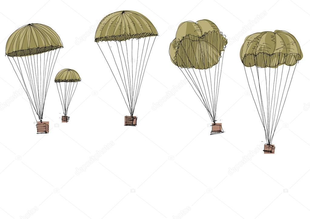 military parachute delivery