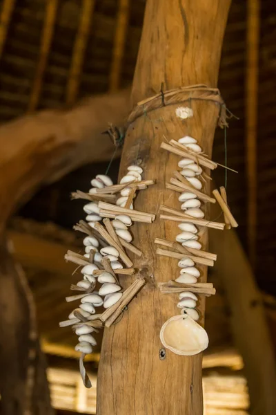 Conchas Usadas Para Magia Negra Africana Juju Africano Que Cerimônia — Fotografia de Stock