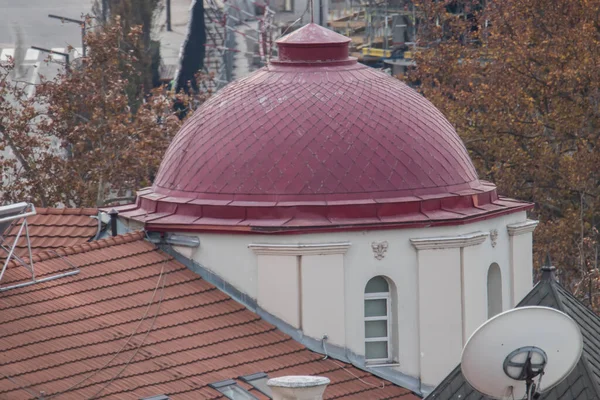 City Roof Tops Belgrade City Capital Serbia — стоковое фото
