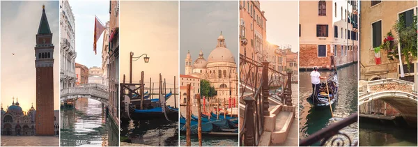 Collage of photo from Venice, Italy — Stock Photo, Image