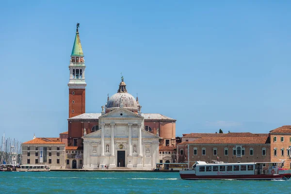 Pohled na ostrov San Georgio, Benátky, Itálie — Stock fotografie
