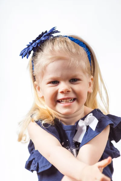 Menina loira bonita — Fotografia de Stock