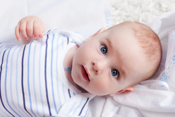 Close up of cute baby boy — Stock Photo, Image