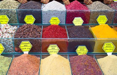 Baharat ve çaylar Pazar