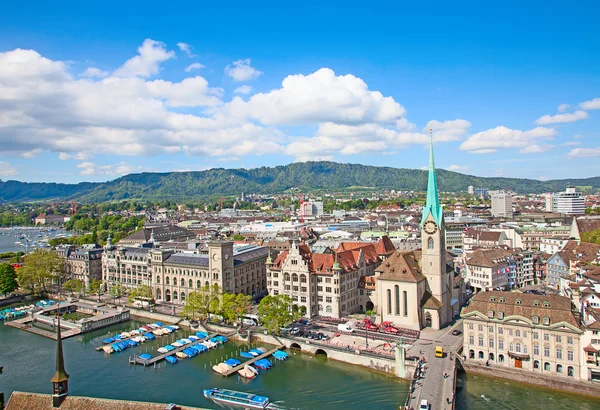 Historisch centrum van Zürich — Stockfoto