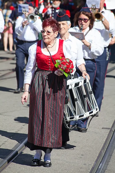 Swiss National Day parade — Stock Photo, Image