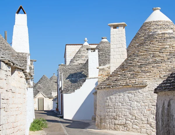 Traditionele "Trulli" huizen — Stockfoto