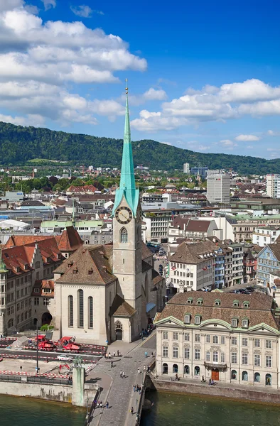 Historisch centrum van Zürich — Stockfoto